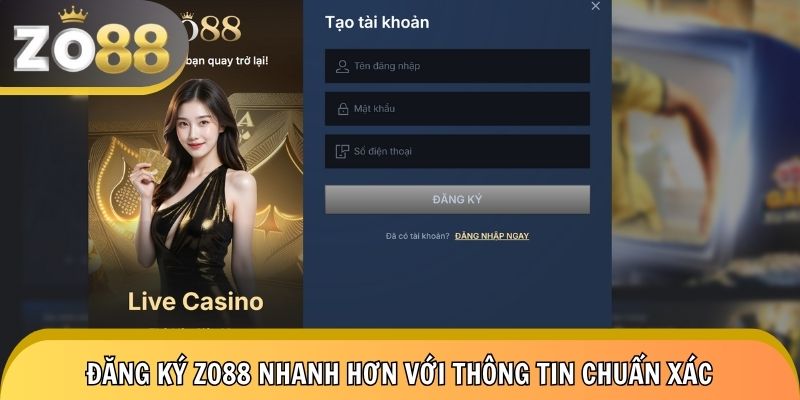 Thông tin cần có để hoàn tất