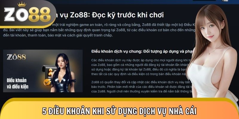 Tổng hợp 5 điều khoản chính trong quá trình cá cược
