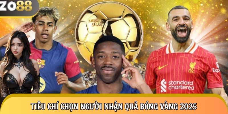 Vài tiêu chí xác định người được giải quả bóng vàng