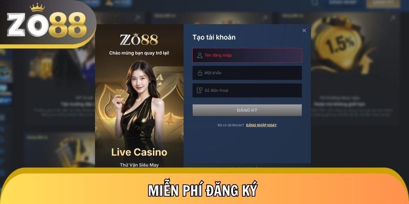 Bước đầu tiên để bắt đầu hành trình cá cược